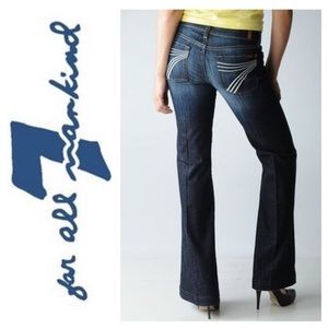 7 For All Mankind Blue Denim•Jeans•Pants